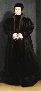 HOLBEIN, Hans the Younger Christina of Denmark, Ducchess of Milan sf oil painting artist